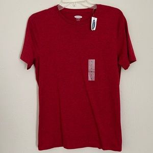 Mens Old Navy Basic Red T Shirt NWT